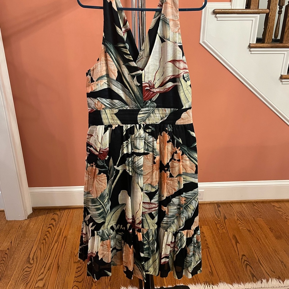 Ann Taylor Tropical Print Dress